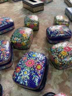 Kashmiri Paper Machie Meter Boxes Bulk Set - 4*3