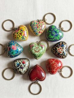 Handmade Paper Machie Keychains | Mehndi Favors, Corporate or Return Gifts | Bulk rates