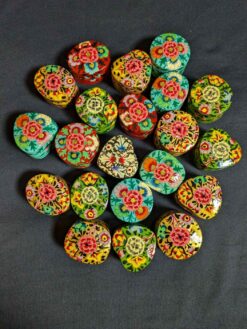 Small Kashmiri Box in Wholesale | Paper Machie 2 Inch Size